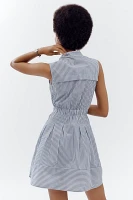 Maeve Sleeveless V-Neck Fit & Flare Shirtdress