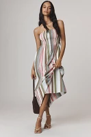 Faithfull Strapless Smocked Midi Dress
