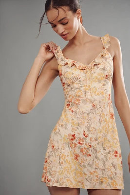 Faithfull Sleeveless Ruffle Mini Dress