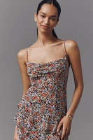 AFRM Asymmetric Mesh Mini Dress