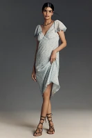 Rachel Antonoff Mia Silk Blend Slip Midi Dress