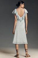 Rachel Antonoff Mia Silk Blend Slip Midi Dress