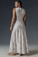 WeWoreWhat Boat-Neck Slip Maxi Dress