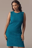 By Anthropologie Textured Mini Shift Dress