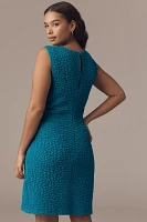 By Anthropologie Textured Mini Shift Dress