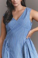 Glamorous Sleeveless Striped Midi Dress