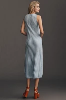 Conditions Apply Sleeveless Stripe Midi Dress