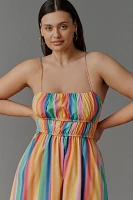 English Factory Petite Sleeveless Back-Cutout Midi Dress