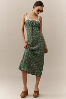 WAYF Sleeveless Midi Slip Dress
