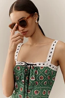 WAYF Sleeveless Midi Slip Dress