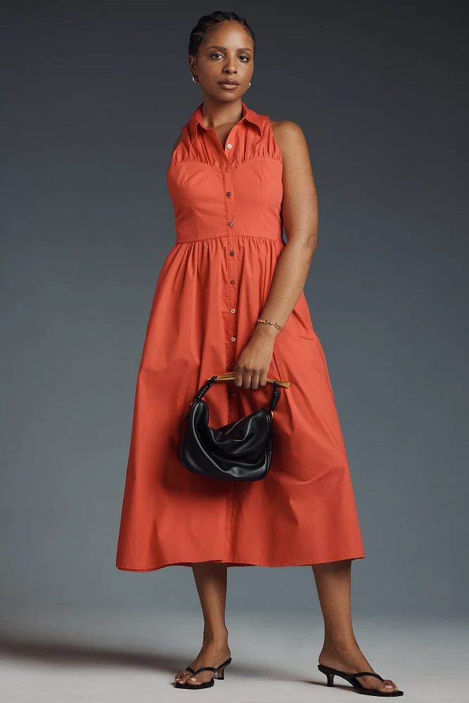 Hutch Vivian Sleeveless Midi Shirtdress