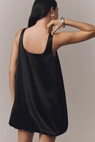 Hutch Sleeveless Pleated Bubble-Hem Mini Dress