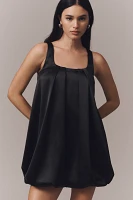 Hutch Sleeveless Pleated Bubble-Hem Mini Dress