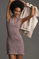 Pilcro Smocked Gingham Mini Dress