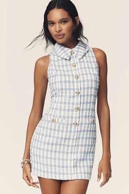 Endless Rose Collared Tweed Mini Dress