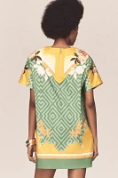By Anthropologie Floral T-Shirt Dress