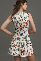 By Anthropologie Sleeveless Drop-Waist Mini Dress