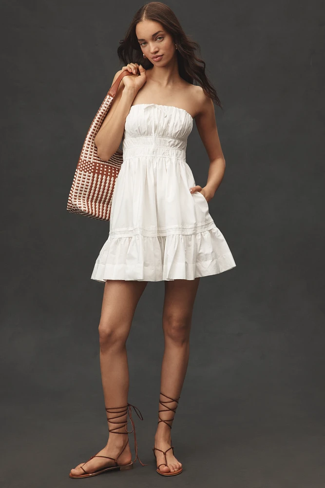 The Somerset Strapless Mini Dress