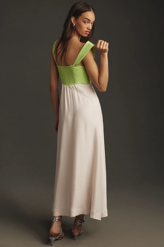 knee length dresses for ladies The Jocelyn Sleeveless Slip Midi Dress by Maeve main image 1