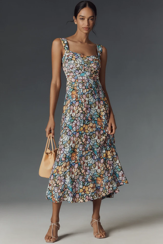The Jocelyn Sleeveless Slip Midi Dress by Maeve