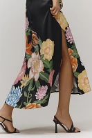 By Anthropologie Sleeveless Linen Blend Maxi Dress