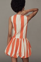 Mare Bubble-Hem Mini Dress