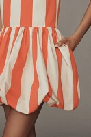 Mare Bubble-Hem Mini Dress