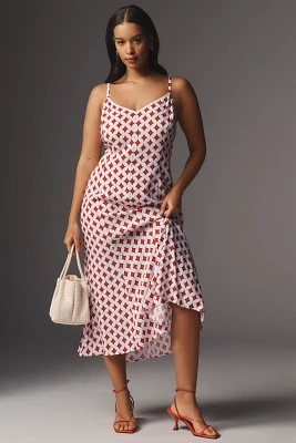 Universal Standard Plus Amber Sleeveless Slip Midi Dress