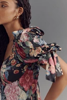 Selkie Plus Puff-Sleeve Midi Dress