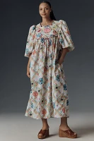 Celia B Santorini Puff-Sleeve Dress