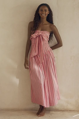 Damson Madder Mia Smocked Midi Dress