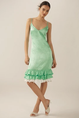 Hope for Flowers by Tracy Reese Ruffle-Hem Slip Dress