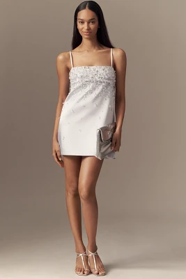 Retrofete Cornelia Crystal-Embellished Mini Dress