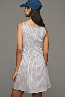 Exquise High-Neck Bow Mini Dress