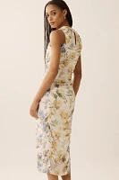 Farm Rio x Anthropologie Sleeveless Mesh Midi Dress
