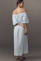Essentiel Antwerp Off-The-Shoulder Midi Dress