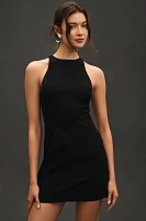 Maeve Sleeveless High-Neck Slim Mini Dress