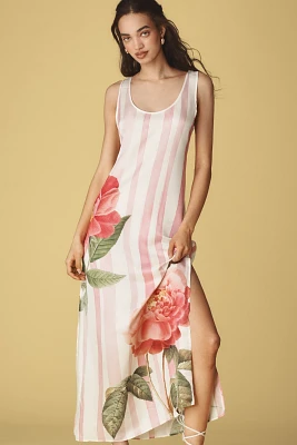 Aston Studio Poppy Scoop-Neck Maxi Dress