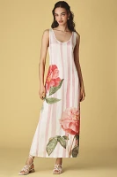 Aston Studio Poppy Scoop-Neck Maxi Dress