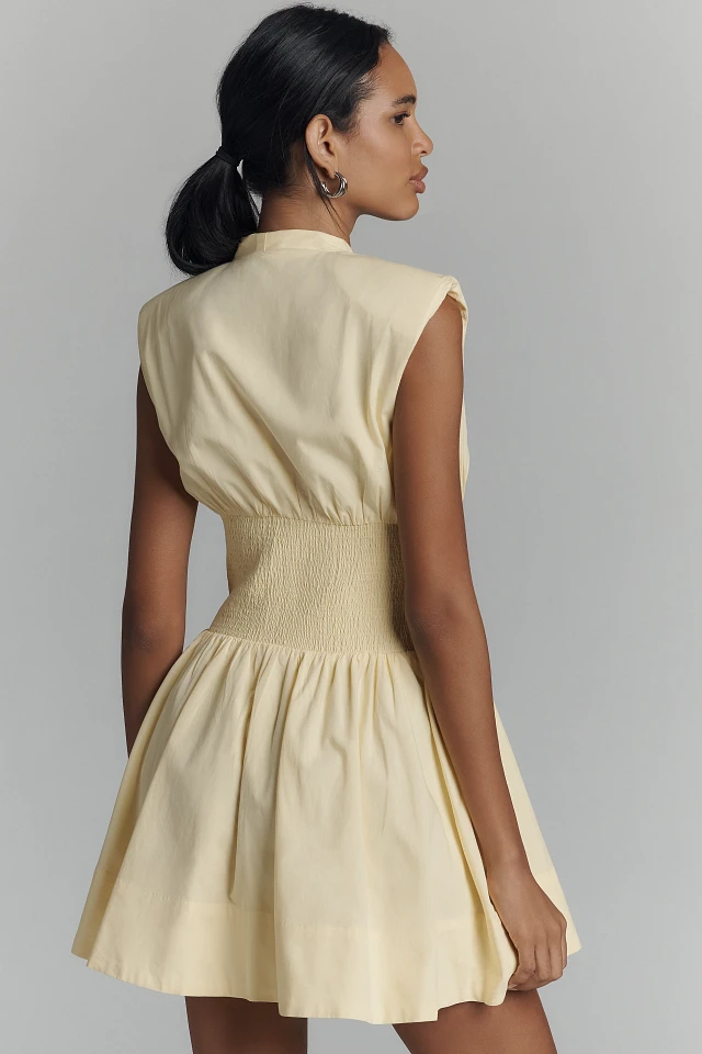 formal short yellow dress Trouble Mini - US 8 Cityscape Halter Maxi Dress parent:jackie-maxi-dress A Line Waist Size:12