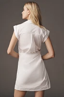 Maeve Mini Wrap Shirt Dress