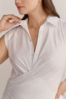 Maeve Mini Wrap Shirt Dress