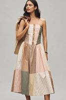 Maeve Strapless Drop-Waist A-Line Midi Dress