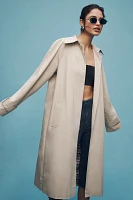 Avec Les Filles Long Trench Coat