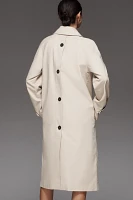 Avec Les Filles Long Trench Coat