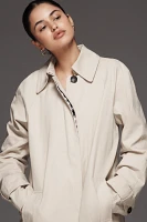 Avec Les Filles Long Trench Coat