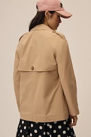 Ellen Tracy Short Trench Coat