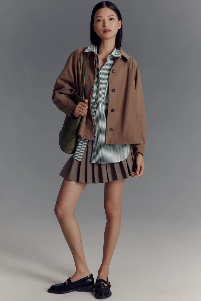 Pilcro Cape Trench Coat