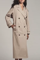 Theory Oversized Double-Breasted Trench Coat