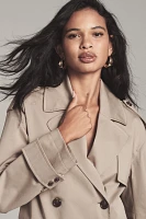 Theory Oversized Double-Breasted Trench Coat